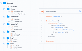 从零做一个 InnoCMS 主题：目录结构、Blade 继承、SCSS 编译、Hook 集成
